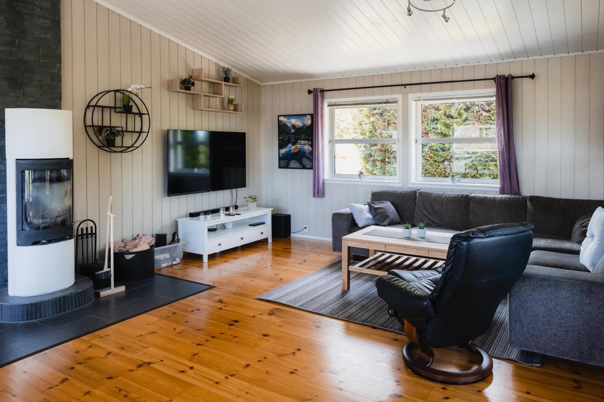 Leilighet Med Flott Uteplass Ulefoss Exteriör bild